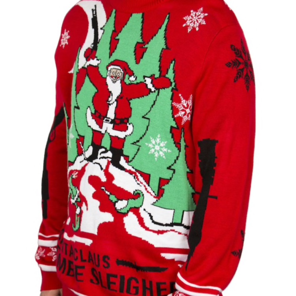 Zombie Christmas Sweater - Picture 4 of 8